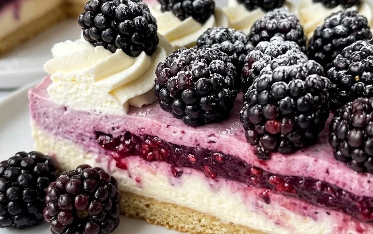 Brombeer-Torte - mit Joghurt-Creme und Fruchtfüllung