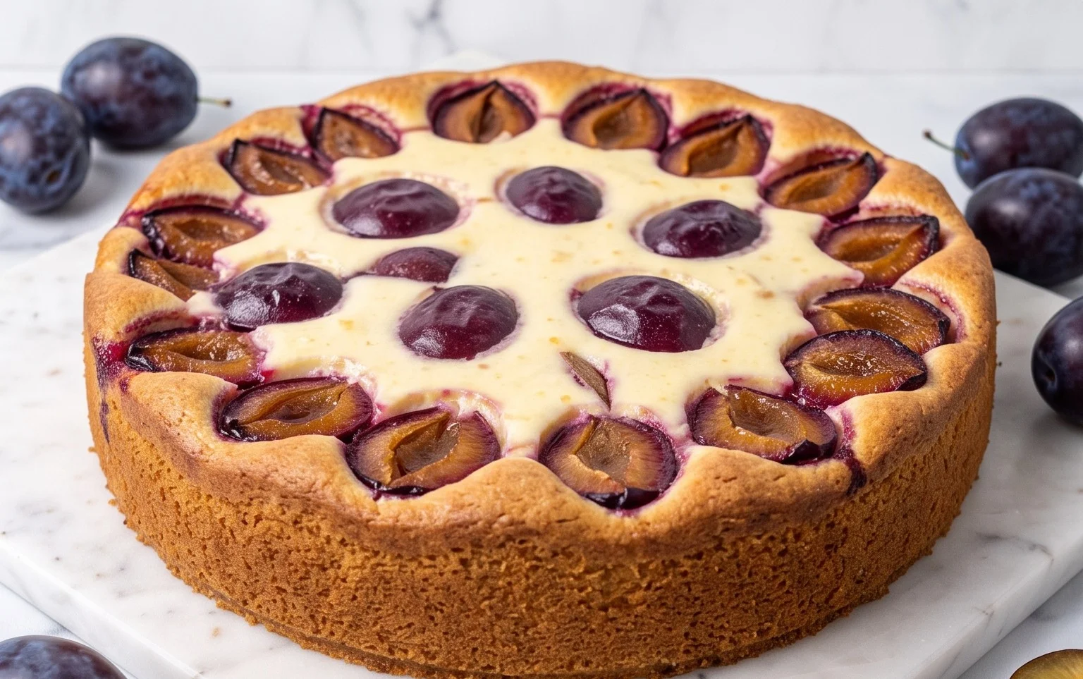 Schneller Zwetschgenkuchen mit Schmandguss | Blitzschnell
