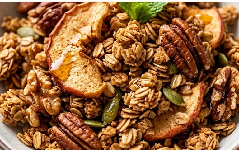 Healthy Apple Pie Granola