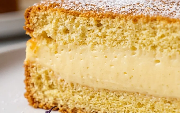 Ein Vanillepudding Kuchen Rezept fürs Wochenende