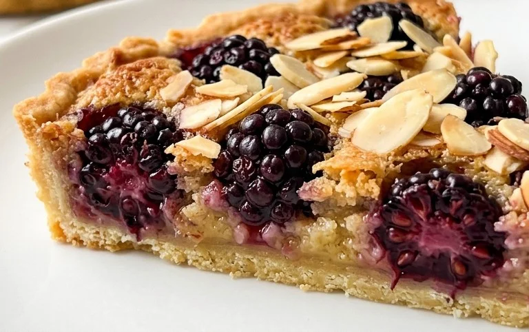 Brombeertarte mit Mandeln