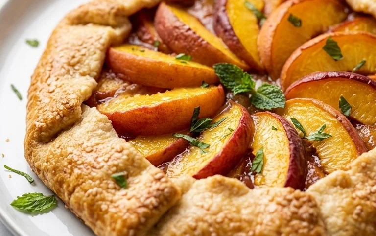 Summer Peach Galette Recipe