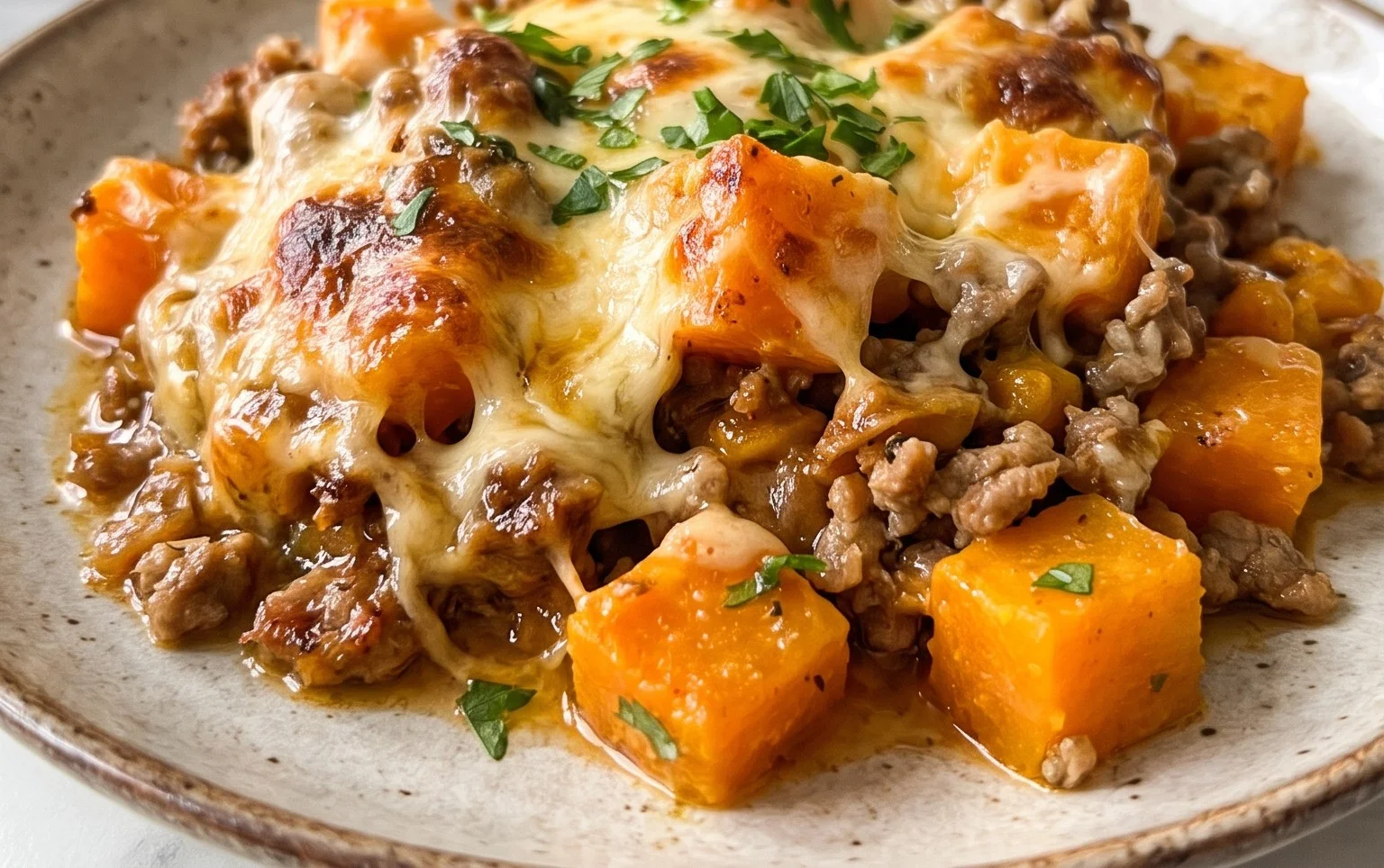 Low Carb Kürbis-Hack-Auflauf – Das perfekte Mittagessen für den Herbst