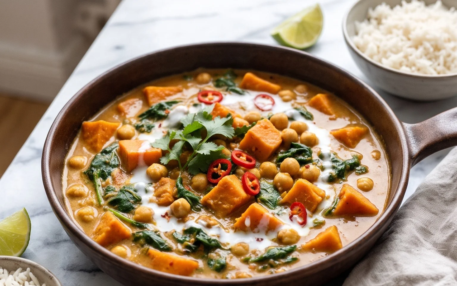 Süßkartoffel Curry Rezept